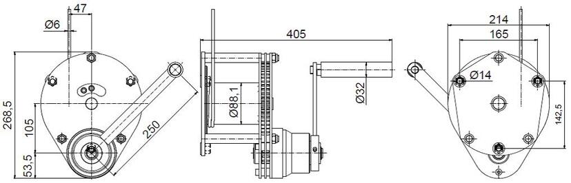 WH 300 Maßzeichnung
