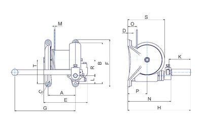 WH 2 SB, WH 5 SB, WH 7 SB Maßzeichnung