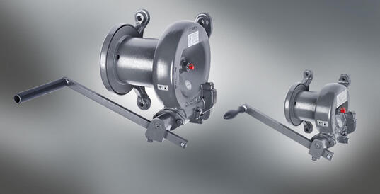 KÖSTER Maschinenfabrik und Gießerei - Seilwinden, Handwinden