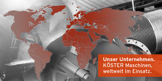 KÖSTER Maschinenfabrik und Gießerei - Weltweit im Einsatz