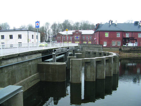 Wasserkraftanlage Poltsamaa in Estland