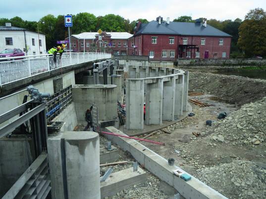 Wasserkraftanlage Poltsamaa in Estland