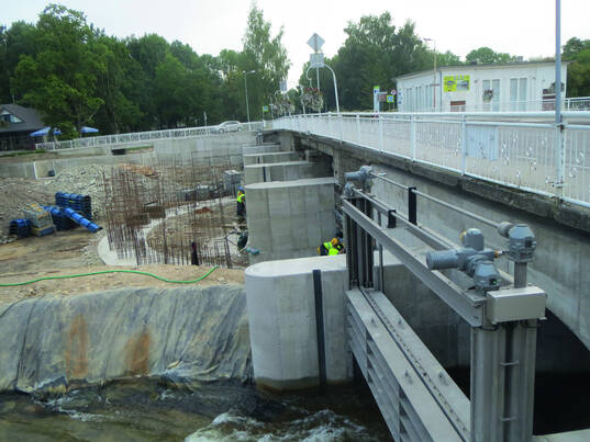 Wasserkraftanlage Poltsamaa in Estland