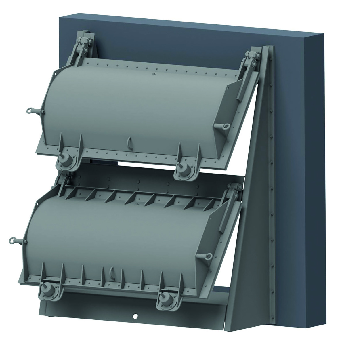 Rückstauklappen in Rechteckform