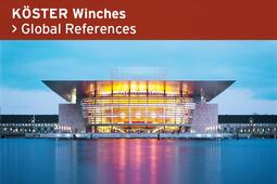 KÖSTER Engineering works and foundry - references winches