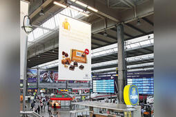 KÖSTER Maschinenfabrik und Gießerei - Werbebanner Hauptbahnhof München