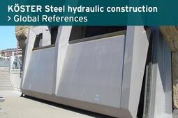 KÖSTER Engineering works and foundry - references steel hydraulic construction