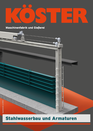 Titelseite KÖSTER Stahlwasserbau und Armaturen